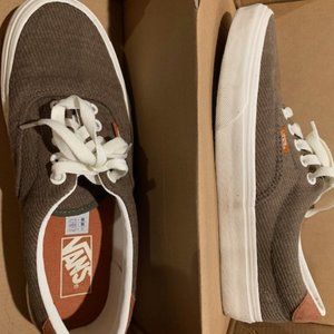 Vans Era 59 Dusty Olive Corduroy Canvas Shoes Size 9